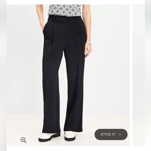 Loft Peyton Trouser Pants in Crepe, NWT